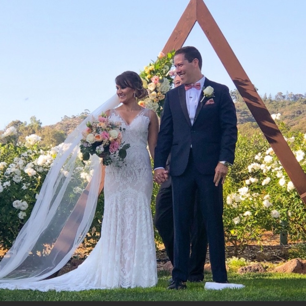 Cathedral veil wedding